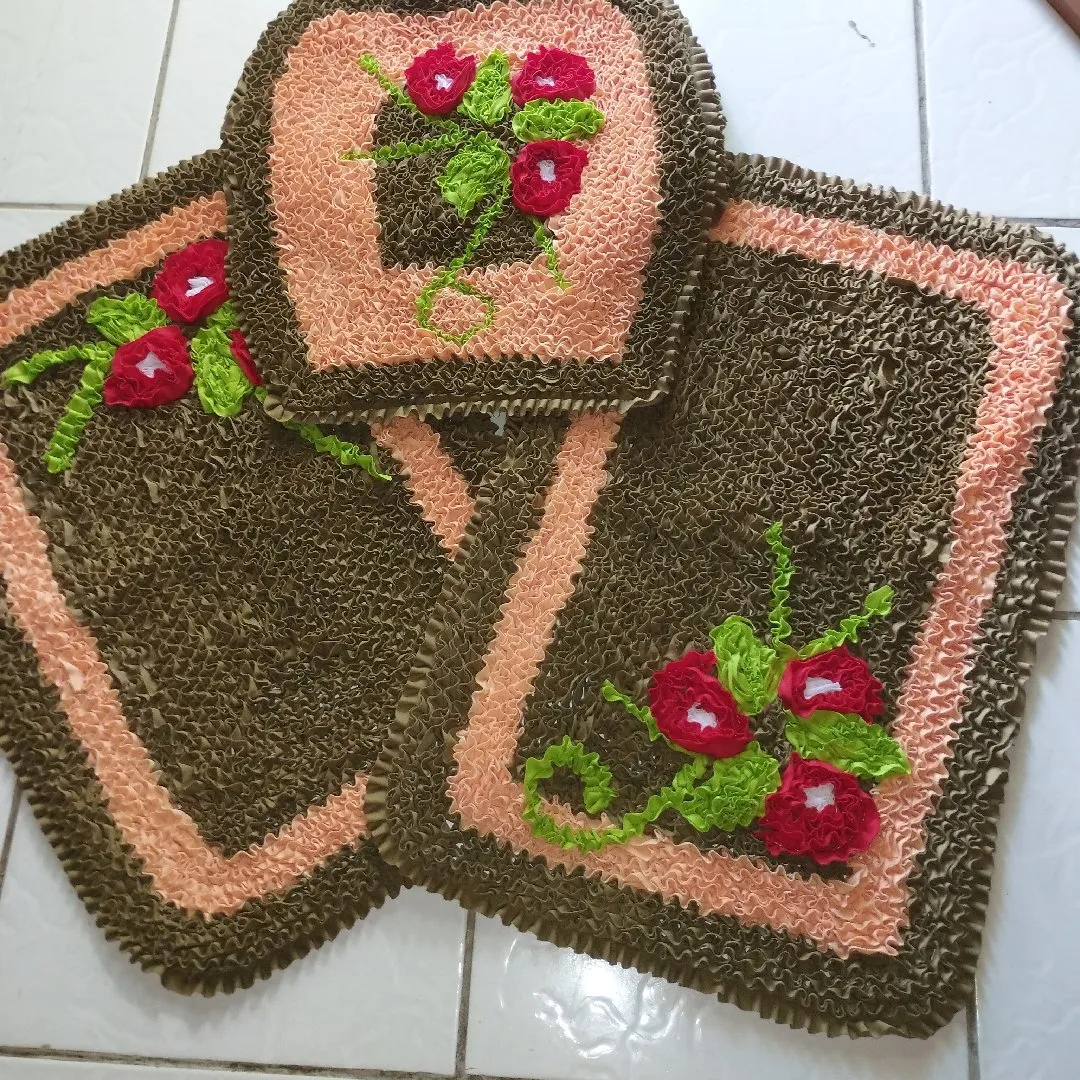 jogo de banheiro frufru - foto 2