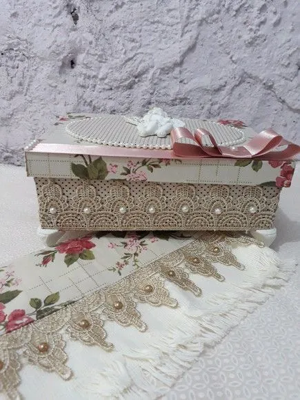 Caixa pra padrinhos com toalha - foto 5