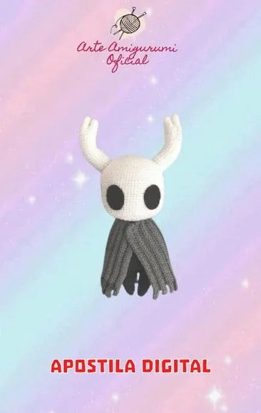 Receita Hollow Knight - Amigurumi - feito à mão por Arte Amigurumi Oficial