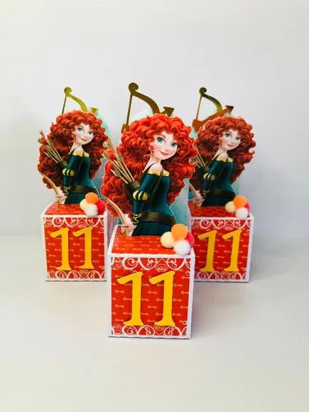 Caixa Mini Cenário Mérida Princesa Valente - foto 3