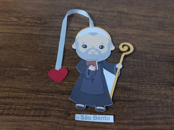 Marcador de Página 10 cm - São Bento - foto 2