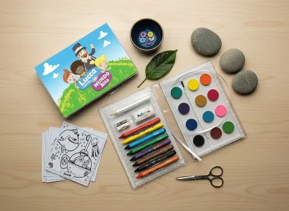 Estojo de Pintura Personalizado - artesanato feito à mão por Mi Papelaria Criativa