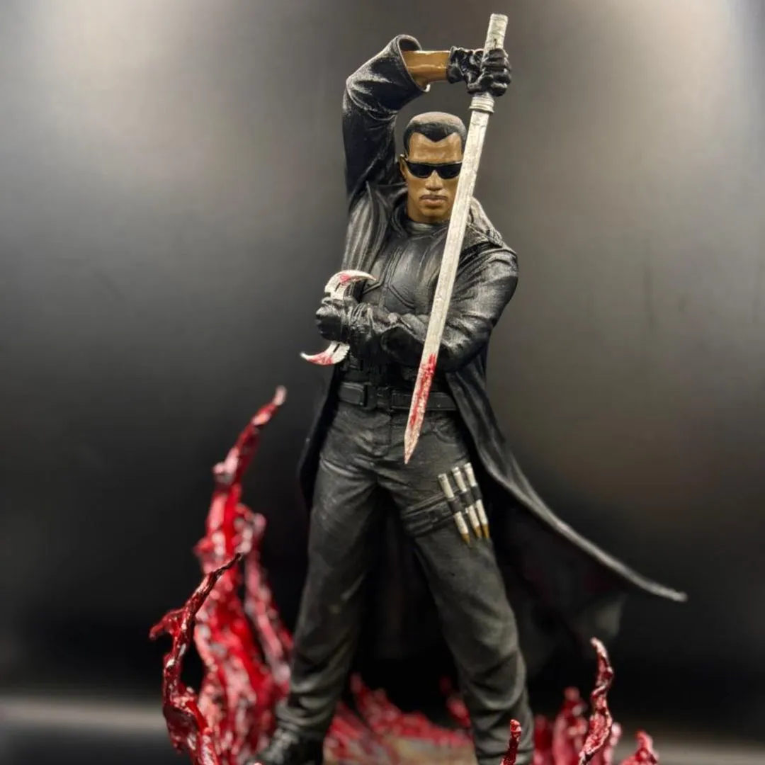 Boneco Blade: O Caçador de Vampiros Wesley Snipes Action Figure 22 cm - artesanato feito à mão por 3D BILLA