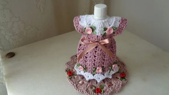 Capa para Adoçante Vestidinho Rosa Velho - foto 5
