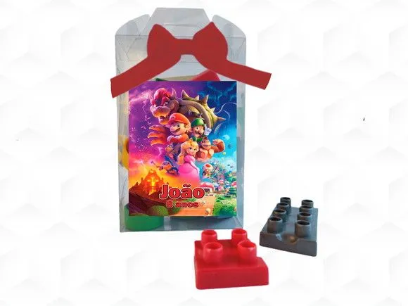 Bloco de Montar Mario Personalizada - artesanato feito à mão por creativitybynina