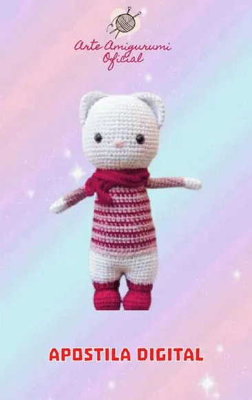 Receita Doninha Amigurumi - artesanato feito à mão por Arte Amigurumi Oficial