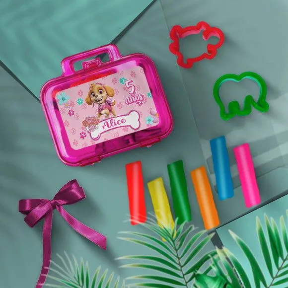 Mini Maleta - Skye e Everest Personalizada - feito à mão por Mi Papelaria Criativa