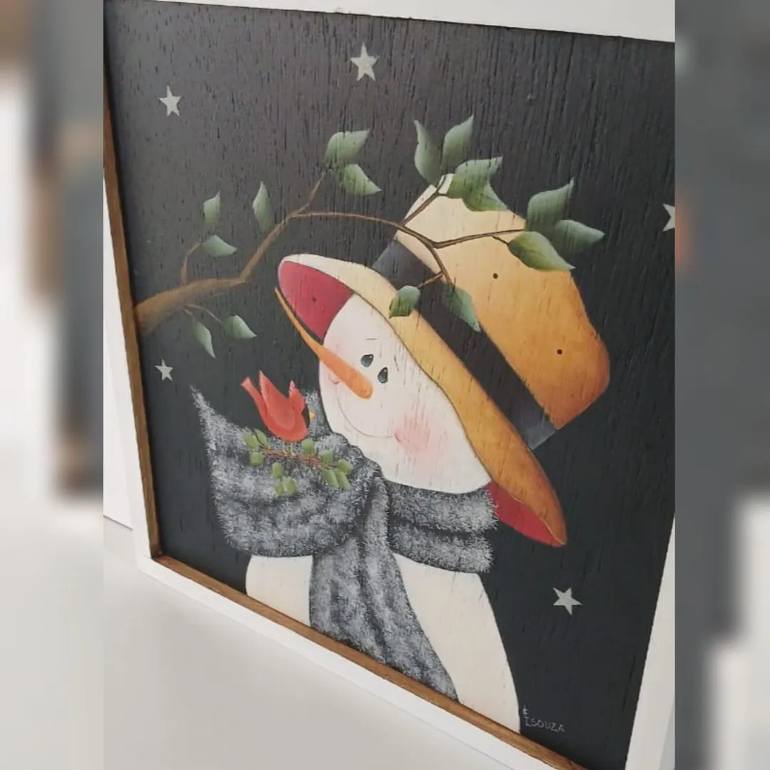 Quadro Decorativo Frio na Neve - Natal - foto 6