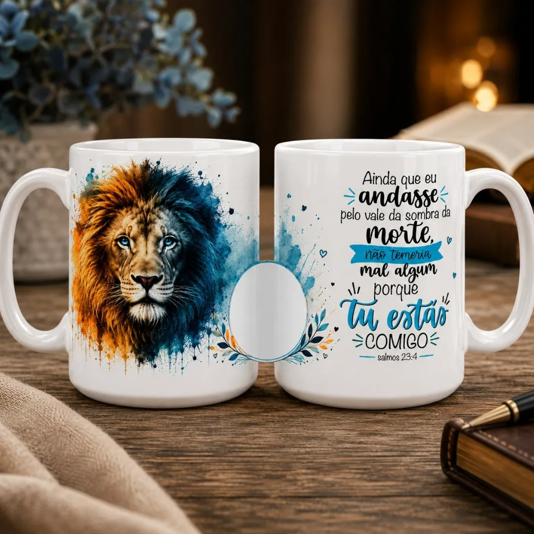 Caneca Cristã interativa - artesanato feito à mão por PrimeBox