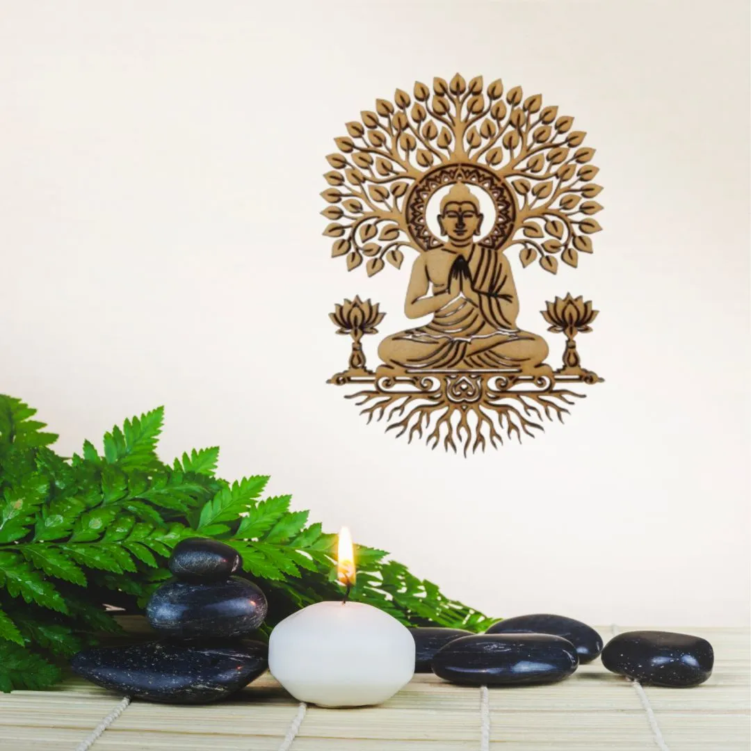 Decoração de Parede Buda - artesanato de LeJu Art Decor