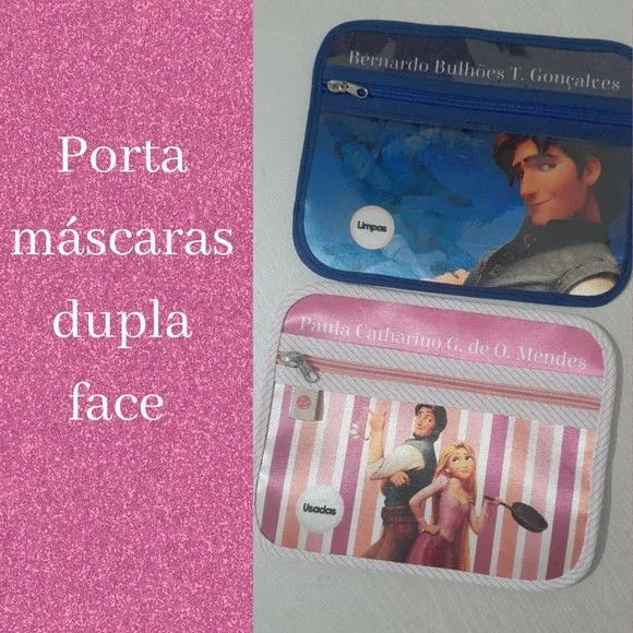 Case porta máscaras dupla face - Grande - foto 2