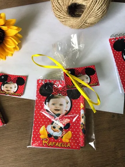 Bloquinho Minnie Personalizado - artesanato feito à mão por creativitybynina