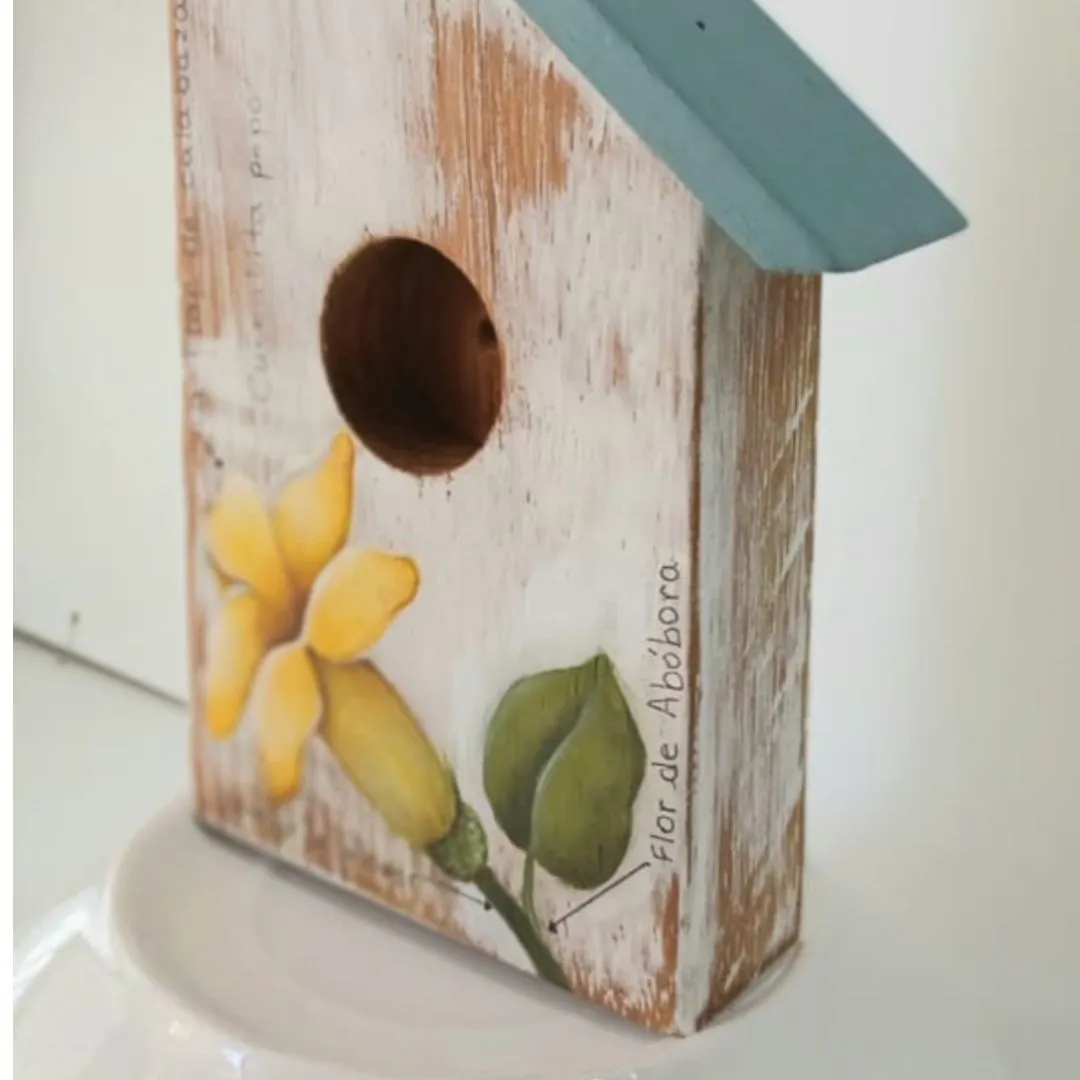 Casinha decorativa de bancada - Flor de Abóbora - foto 3