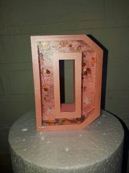 Letra 3d Vazada - foto 3
