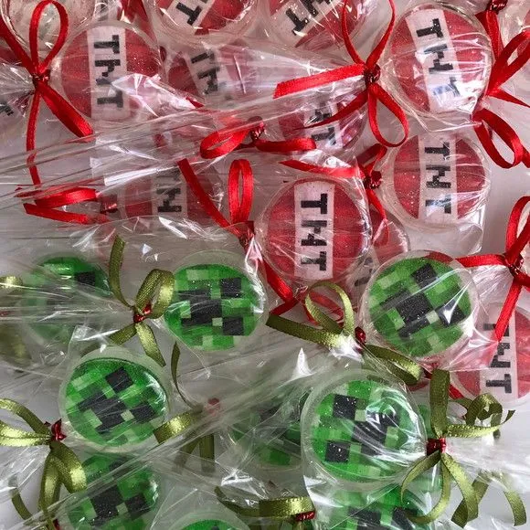 Minecraft Redondo - feito à mão por Lollipops Cristal