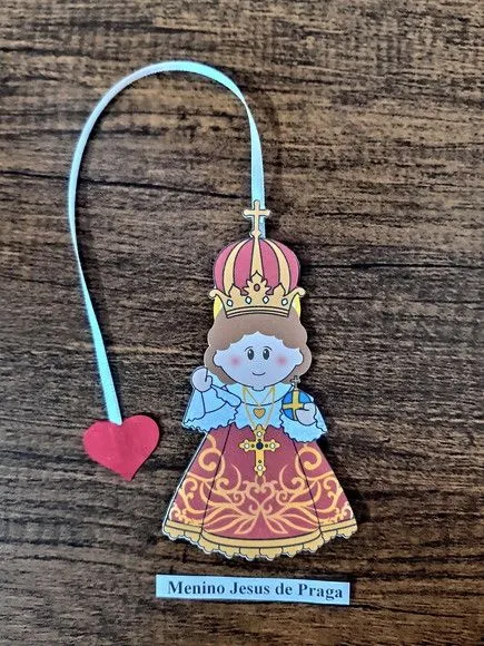 Marcador de Página 10 cm - Menino Jesus de Praga