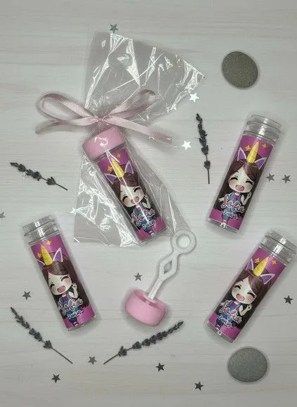 Bolha de Sabão - Personalizado - artesanato feito à mão por Mi Papelaria Criativa