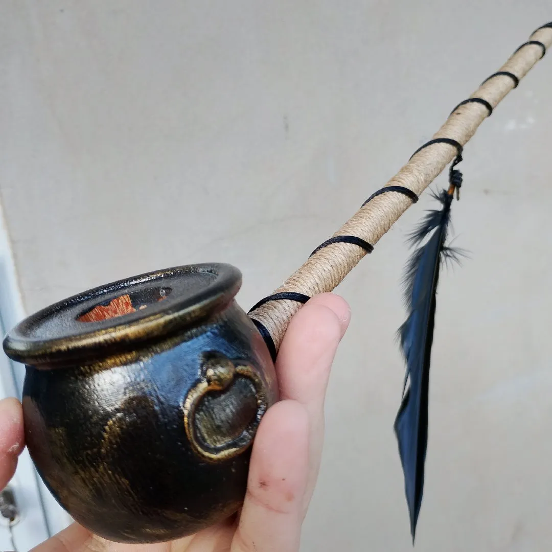 cachimbo xamanico caldeirão Wicca