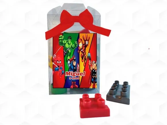 Bloco de Montar Vingadores Personalizada - artesanato feito à mão por creativitybynina
