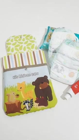Kit higiene do bebê- Encanto da Floresta Baby - artesanato feito à mão por Innovare Studio