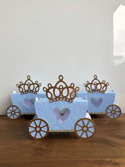 Caixa Carruagem Luxo Realeza / Príncipe - artesanato de Fina Essência Papelaria Personalizada