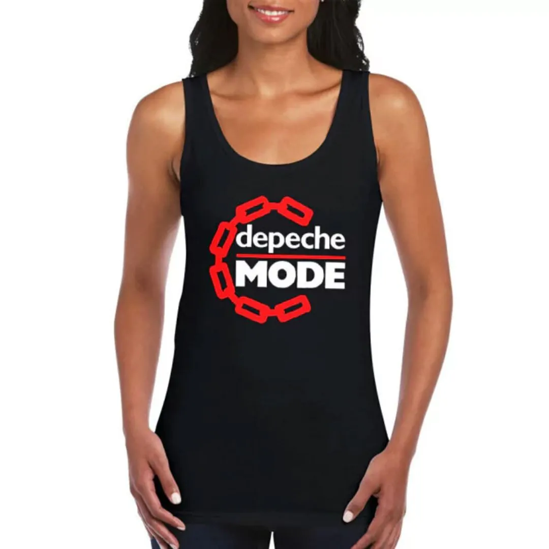Camiseta regata Depeche Mode, banda new wave, anos 80, estampa exclusiva, tamanhos unisex - foto 2