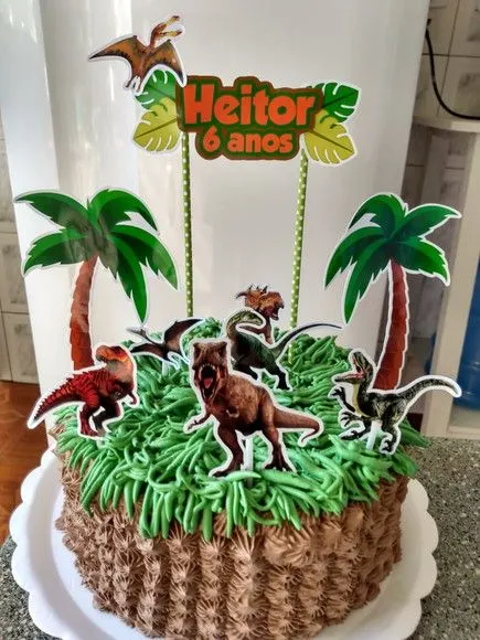 Topo Bolo Dinossauro - foto 2