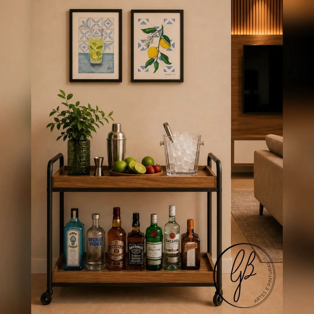 Pintura Original em Aquarela – Caipirinha | Arte para Decoração | Série Pintando Brasilidades - foto 3