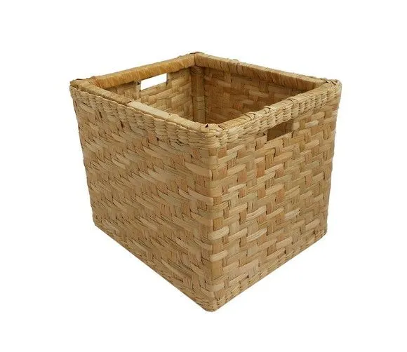 Cesto Caixote Taboa Trançada Nt 30x30x35 - foto 2