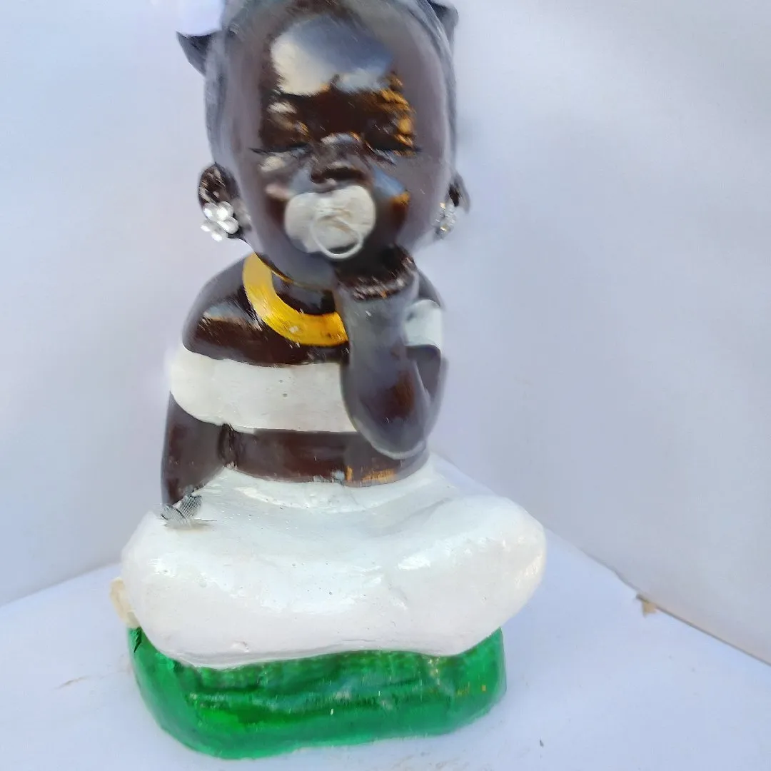 erê menina gesso 15 cm - foto 4