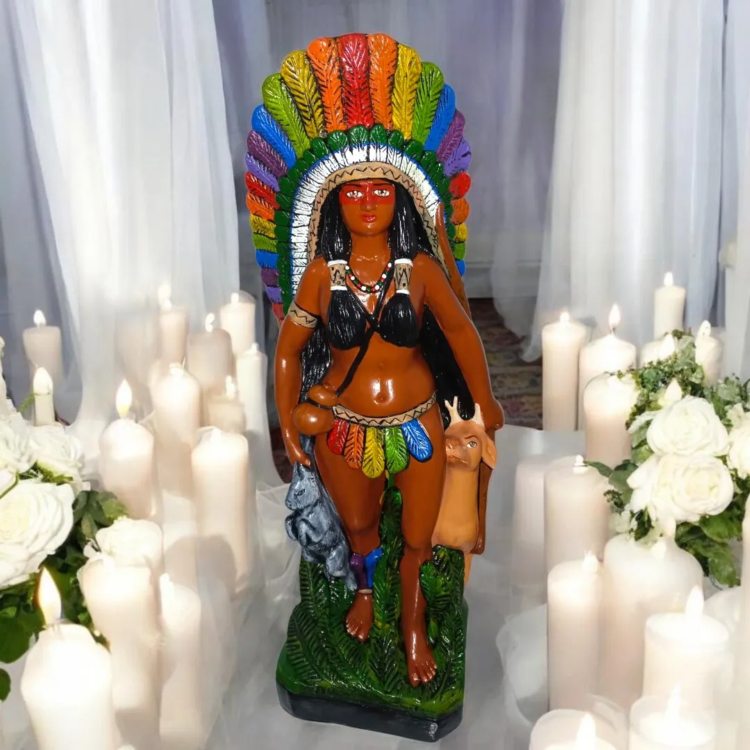 Cabocla Jurema Caçadora 45cm - artesanato de artes_esotericas