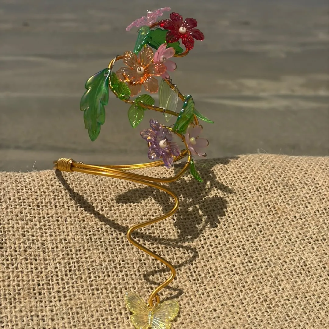 bracelete fada - artesanato feito à mão por Aurea cristais bijuterias