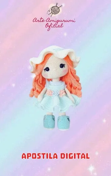 Receita Boneca Aurora - Amigurumi