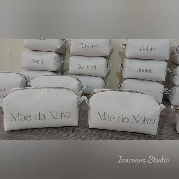 Necessaire Mini Box - Areia e Verde Sage - foto 2