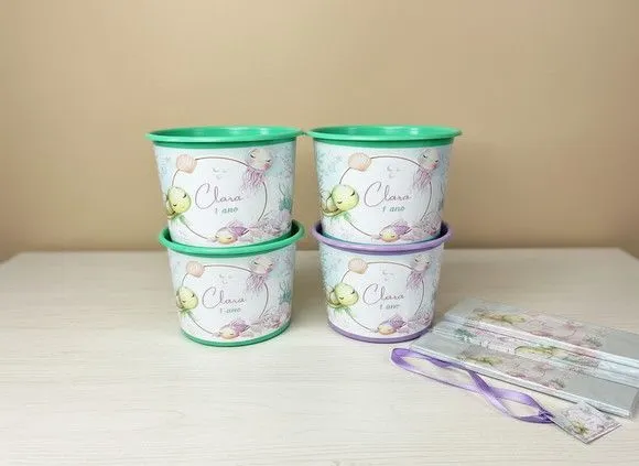 Kit Pipoca Personalizado - feito à mão por Mi Papelaria Criativa