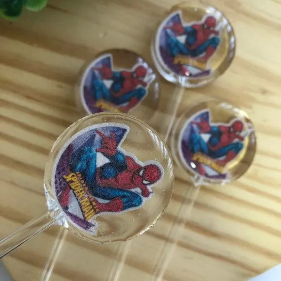 Homem Aranha - artesanato feito à mão por Lollipops Cristal