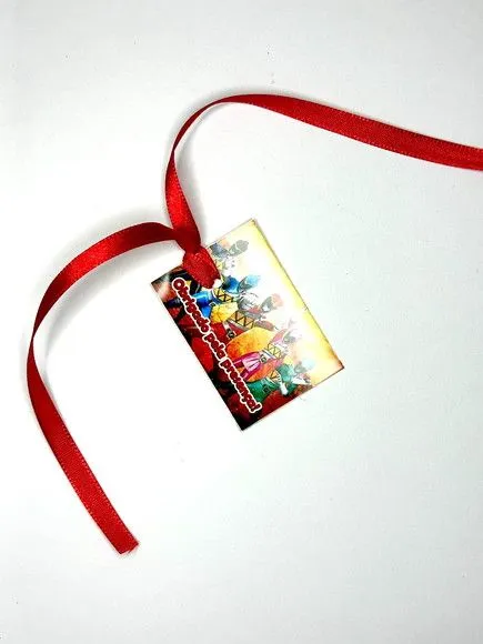 Tag Power Rangers Personalizada - feito à mão por Mi Papelaria Criativa
