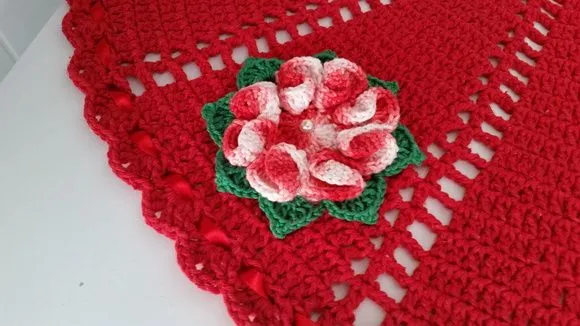 Toalha de Mesa com Flores Camélia - foto 3