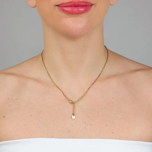 Corrente Elos Duplos Feminina Banhada 2mm 2,5grs 45cm - artesanato feito à mão por TM JOIAS