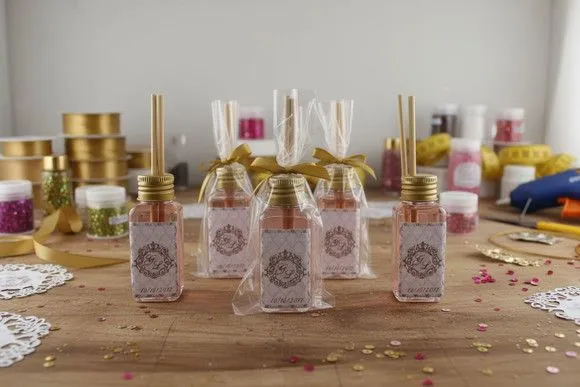 Aromatizador - Casamento - artesanato feito à mão por Mi Papelaria Criativa