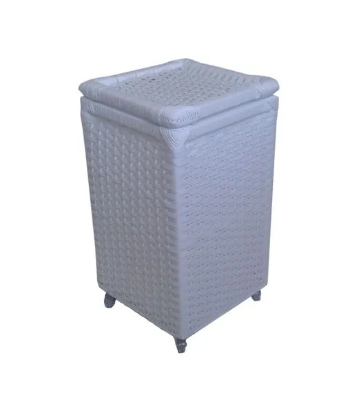 Cesto Roupa Branco Kids 28x28x50 Rd - foto 3