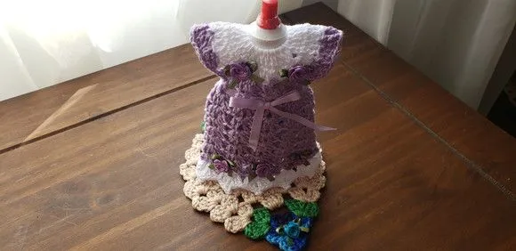Capa para Adoçante Vestidinho Orquídea - foto 2