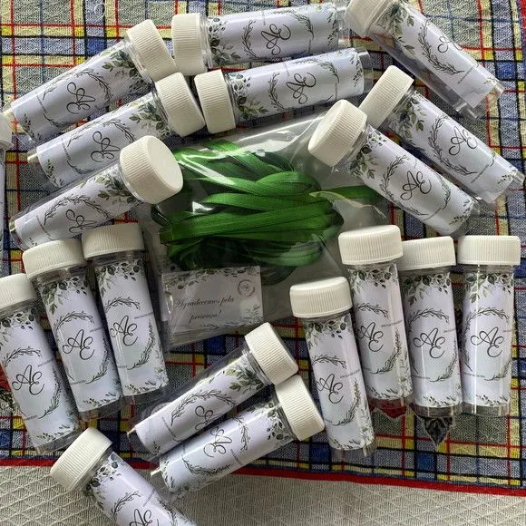 Bolha de Sabão Casamento Personalizada - feito à mão por Artmanha Lembrancinhas