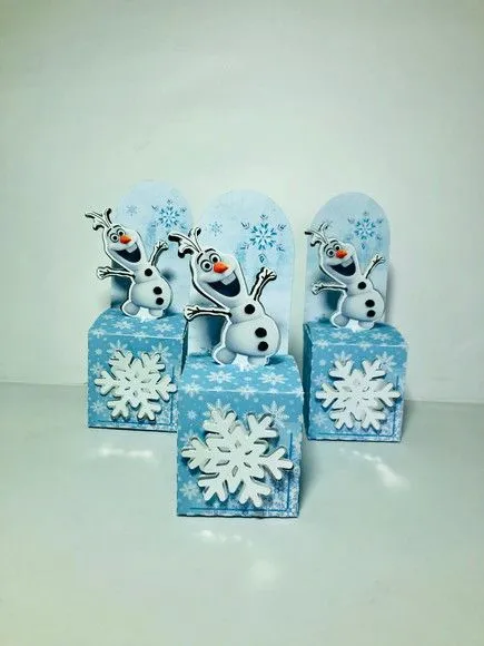 Caixa Cenário Olaf Frozen - foto 3