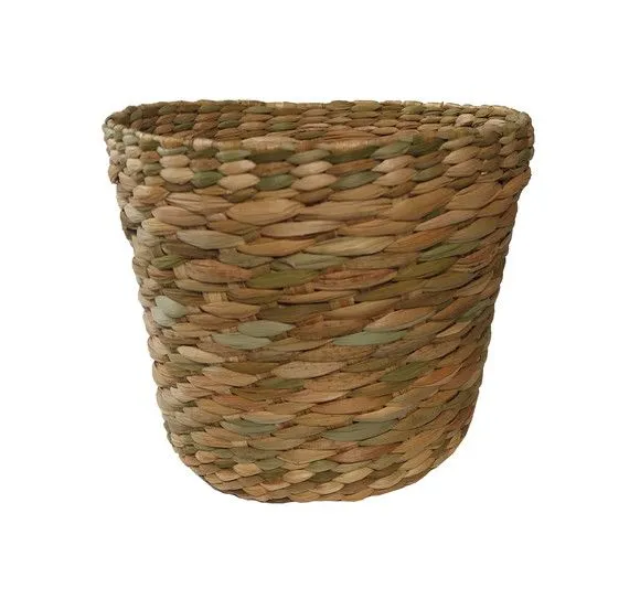Cesta Organizadora Cachipot Vaso Taboa Redondo 20x20x18 - artesanato de Mundo Urbano