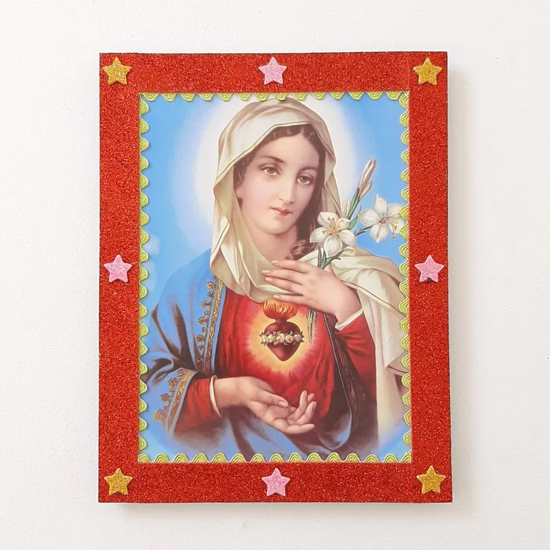 Poster Retrô S. C. Maria - artesanato de Estudio Bananeira
