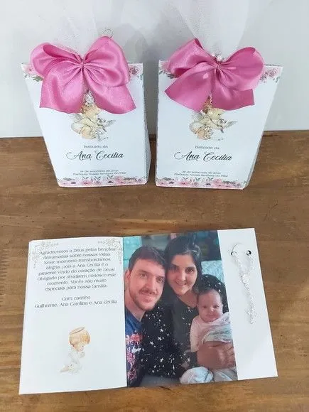 Livro de orações luxo com foto para batismo - foto 3