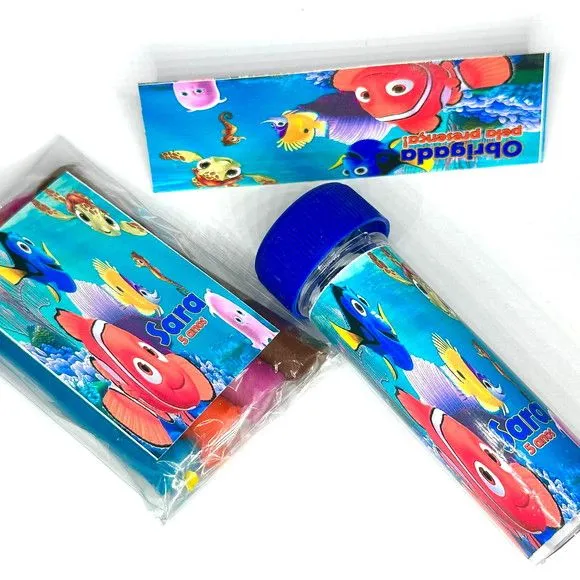 Kit Massinha + Bolha Nemo Personalizado - feito à mão por Mi Papelaria Criativa