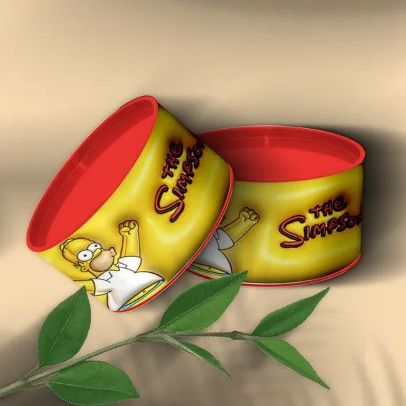 Tubo Lata - Simpsons Personalizada - feito à mão por Mi Papelaria Criativa