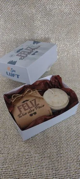 Kit Dia dos Pais com Embalagem Personalizada Corporativo - feito à mão por Juliana Biz - casa e bem estar